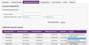 How do I find a past invoice? - CardLink Help Centre